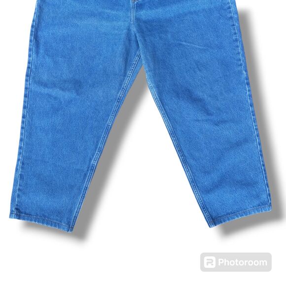 Vintage LL Bean Original Fit Relaxed Jeans-Size 20 Petite-Elastic Waist-Mom - Picture 3 of 9